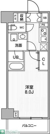 ジェノヴィア南千住IVスカイガーデンの物件間取画像